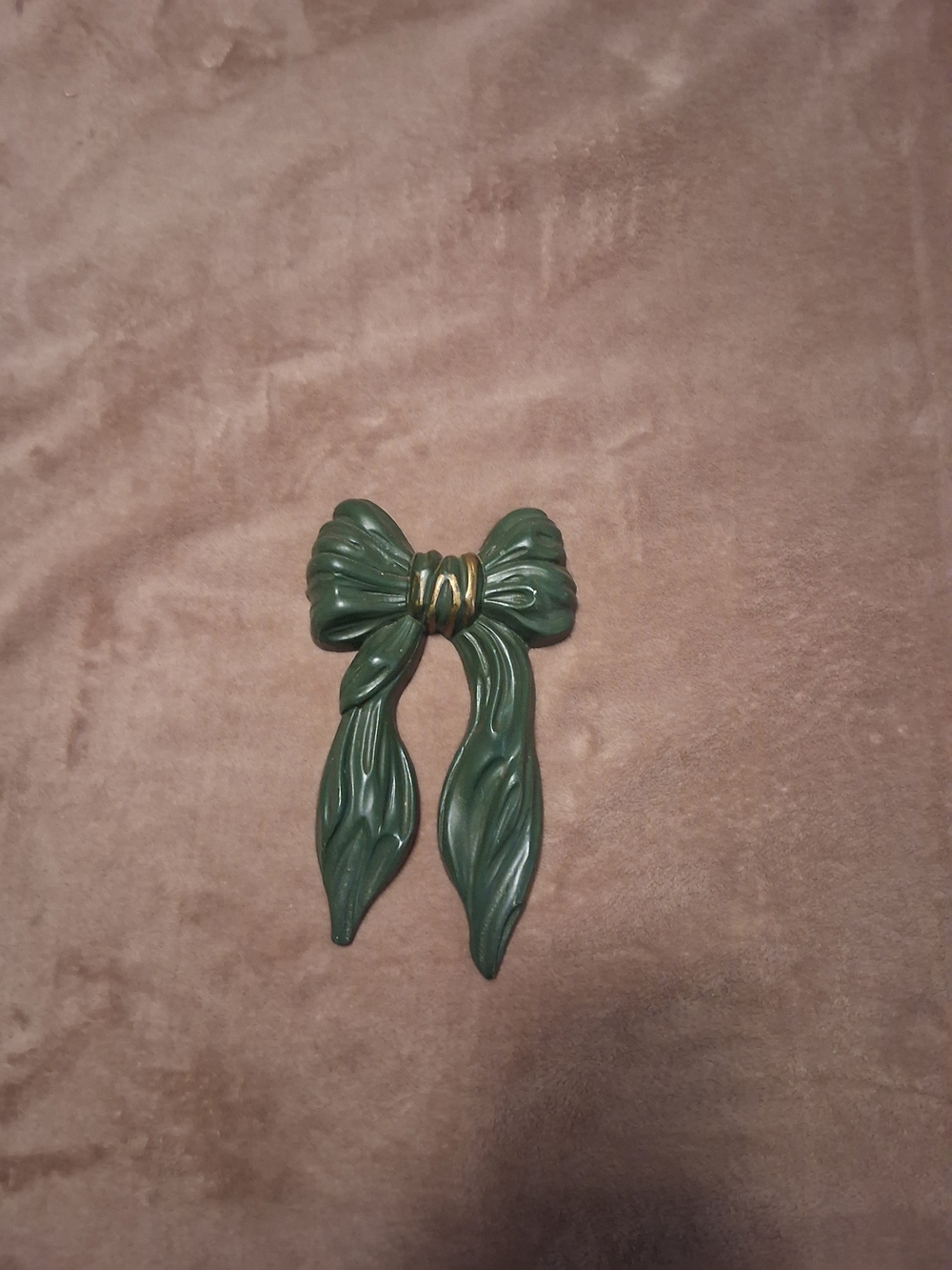 Vintage Homco Bow Wall Plaque